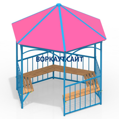 Беседка с лавками МАФ 4120 в Чувашской республике