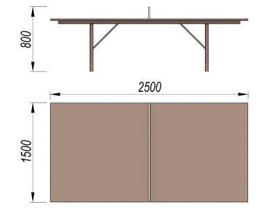 Теннисный стол МАФ 3517 в Чувашской республике