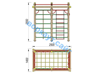 Детский спортивный комплекс ДСК 3108 в Чувашской республике