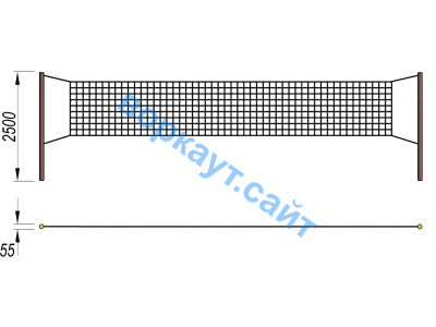 Волейбольные стойки СИО 3515 в Чувашской республике