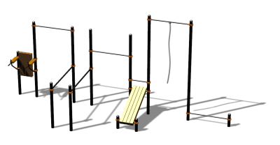 Спортивный комплекс воркаут ВС-90 в Чувашской республике