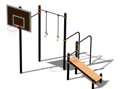 Спортивный комплекс воркаут ВС-143 в Чувашской республике