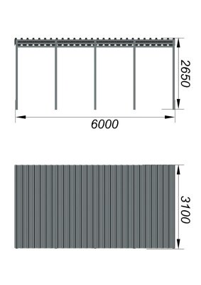 Теневой навес трибун МАФ 4130 в Чувашской республике