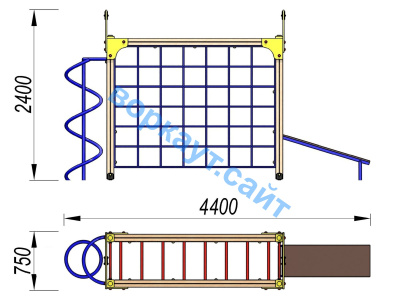 Детский спортивный комплекс Юниор ДСК 3105 в Чувашской республике