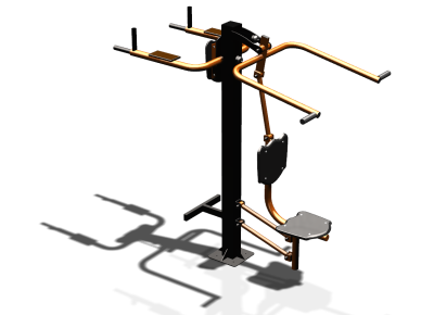 Уличный тренажер "Верхняя тяга Брусья Пресс" УТ339 в Чувашской республике