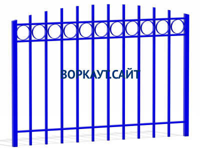 Ограждение спортивной площадки МАФ 5005 в Чувашской республике