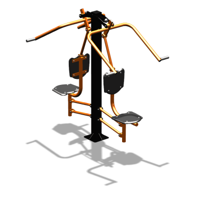 Уличный тренажер  "Верхняя тяга двойная"  УТ207 в Чувашской республике