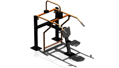 Силовой уличный тренажер  "Жим вверх сидя"  УТ403 в Чувашской республике